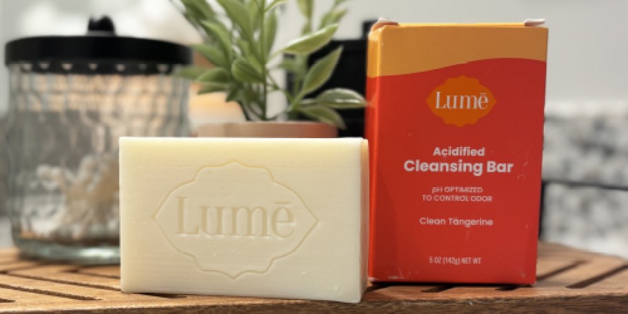 Lume Acidified Cleansing Bar $11.99 Shipped on Amazon (Reg. $20) | Controls Odors for 24 Hours