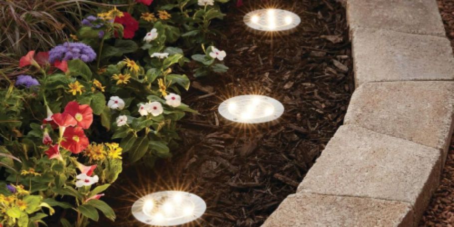 Outdoor Solar Powered LED Lights 4-Pack Only $8.86 on Walmart.com (Reg. $15)