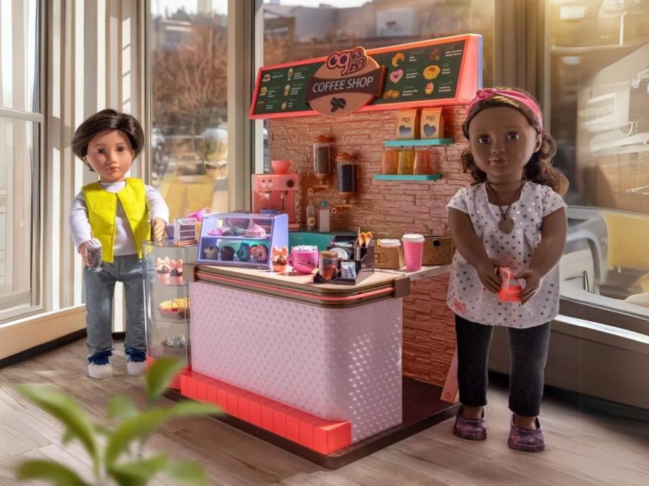 Our Generation Love U Latte Coffee Shop Playset for 18" Dolls