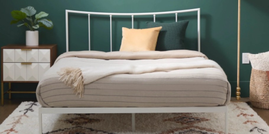 GO! Up to 60% Off Walmart Bed Frames | King-Size Metal Style Only $70 Shipped