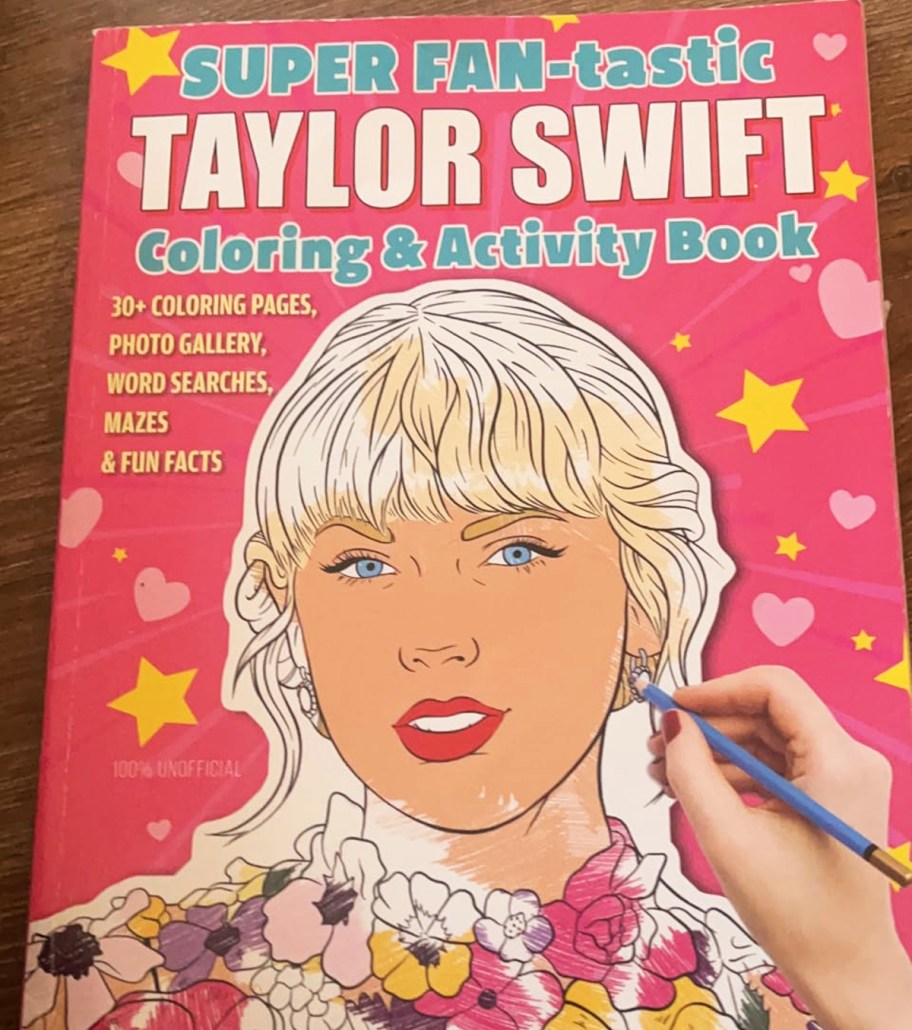 SUPER FAN-tastic Taylor Swift Coloring & Activity Book