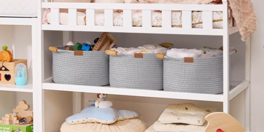 Rope Storage Baskets 3-Pack Just $17.99 on Amazon (Reg. $30)