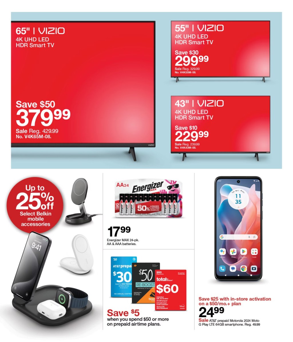 page from Target ad