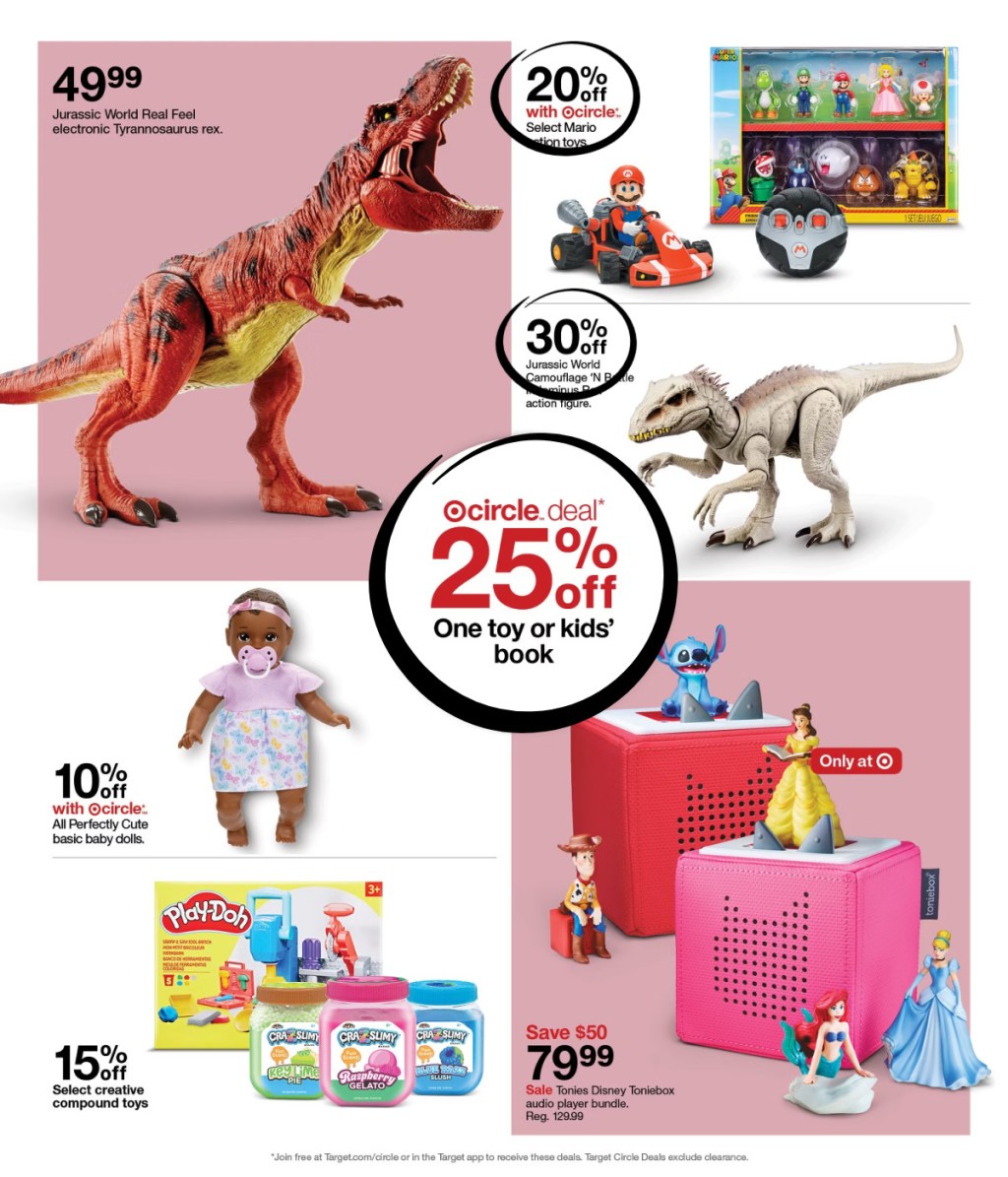 page from Target ad