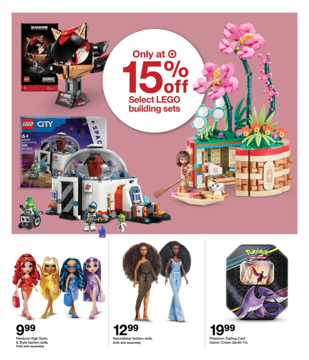 page from Target ad