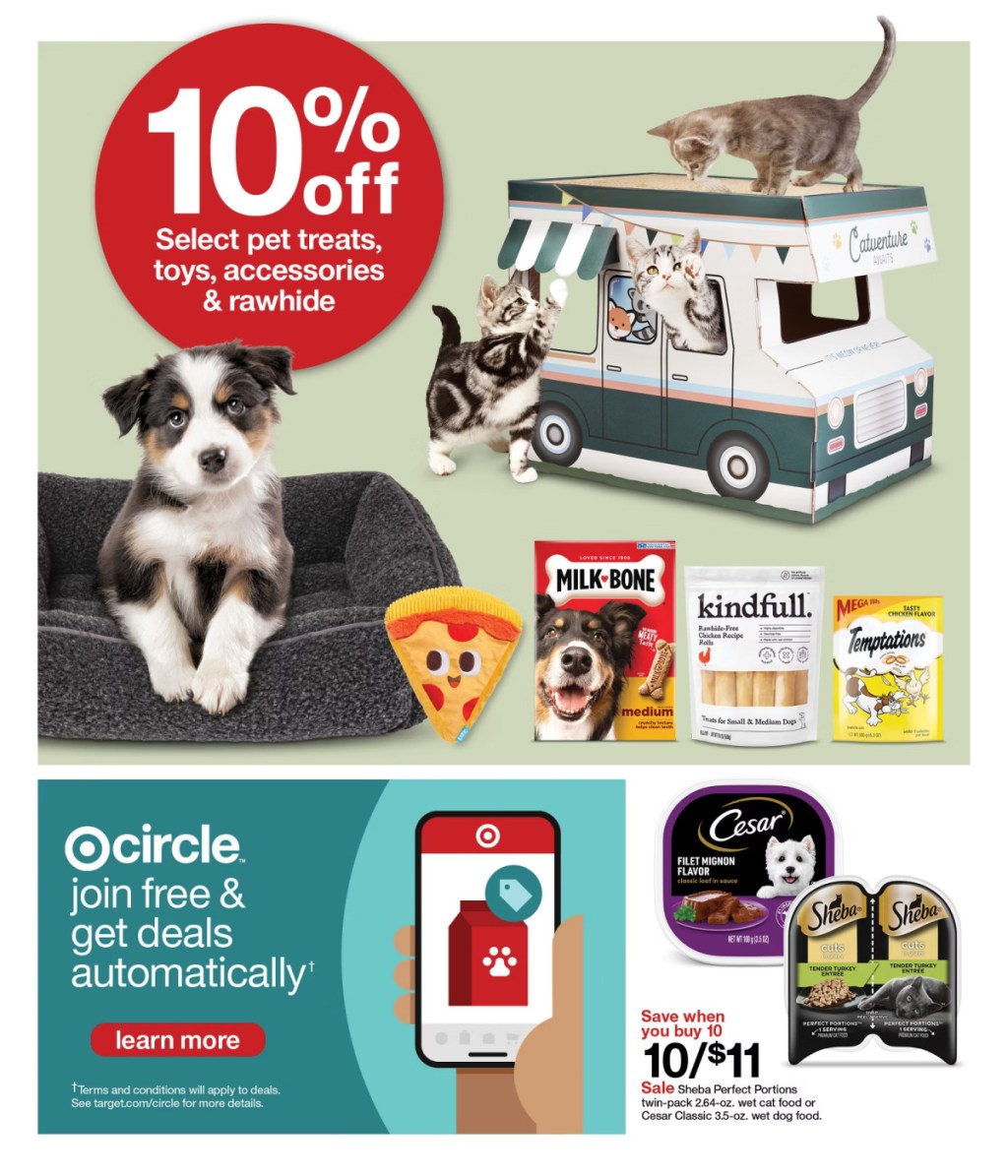 page from Target ad