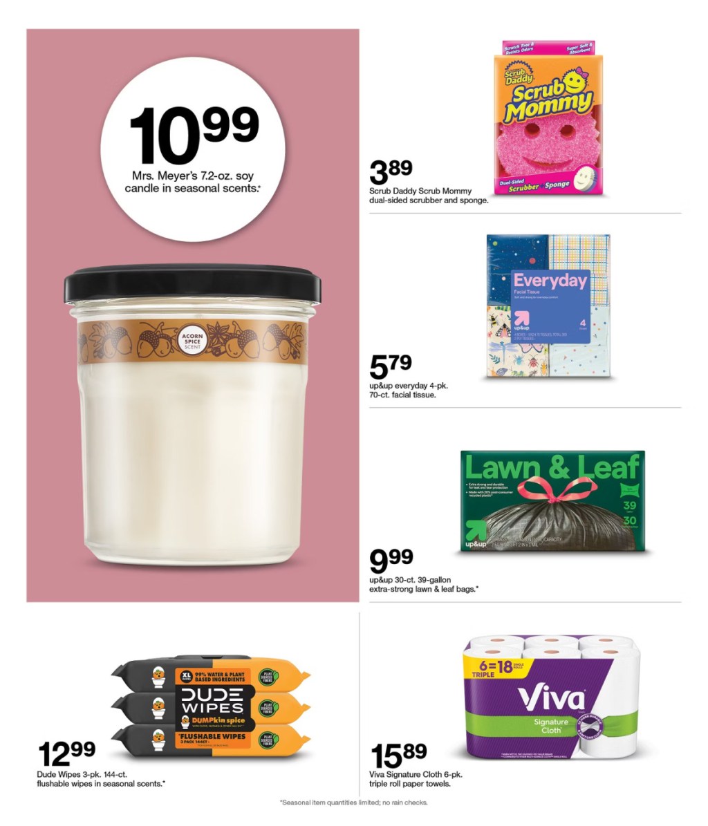 page from Target ad