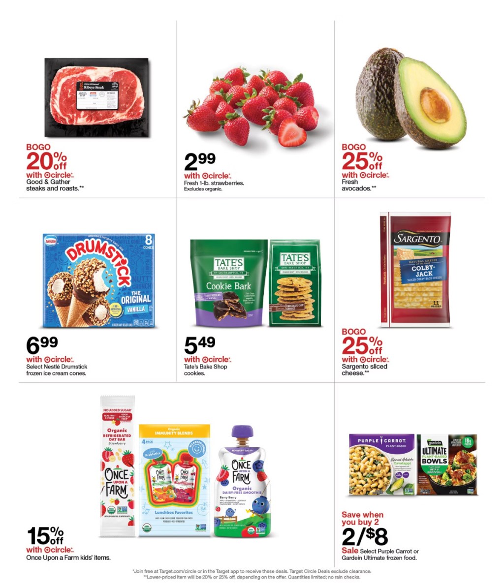 page from Target ad