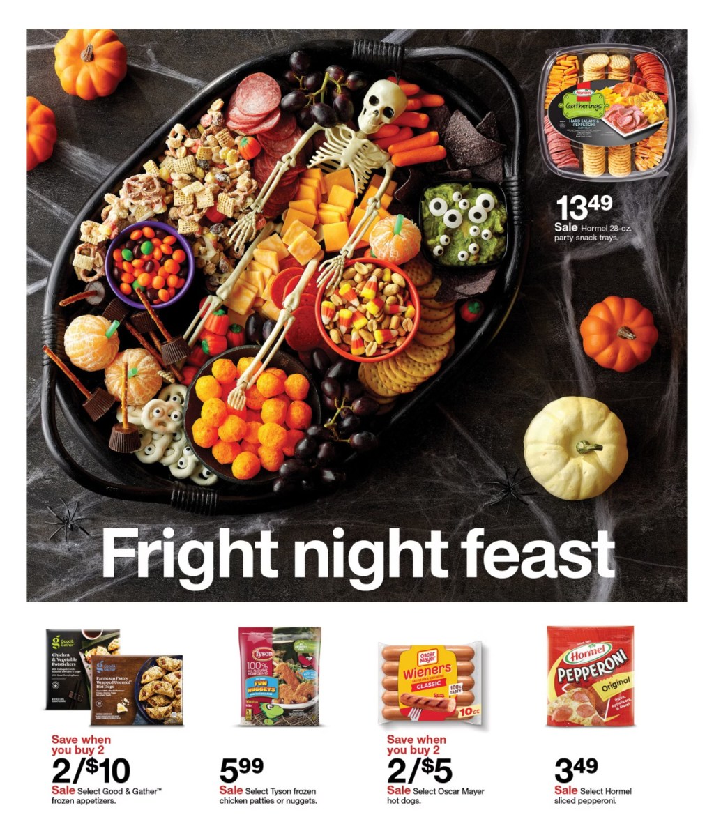 page from Target ad