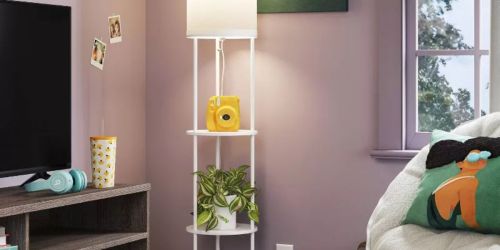 Up to 40% Off Lamps on Target.com | Floor Lamp w/ Shelves Just $24.50 & More!