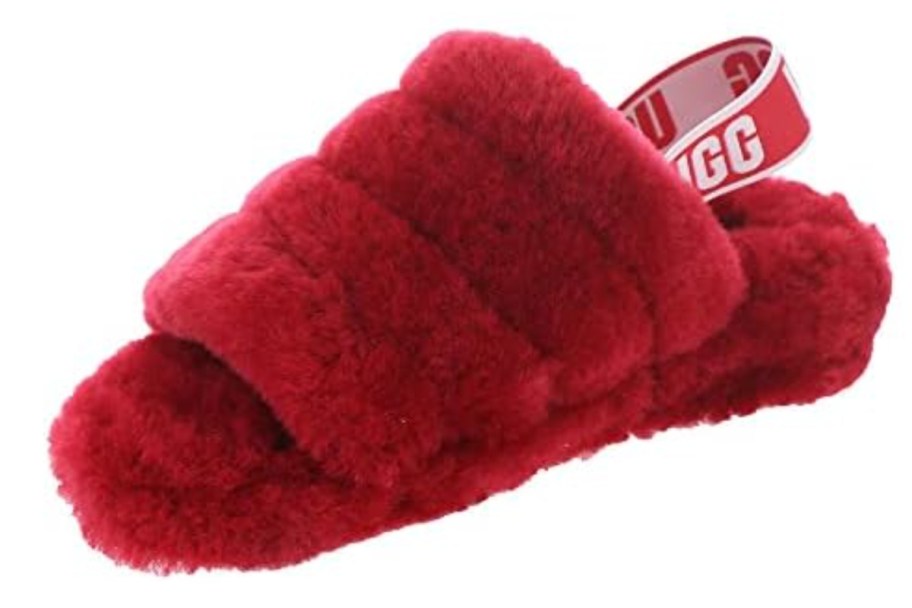 red slide slippers