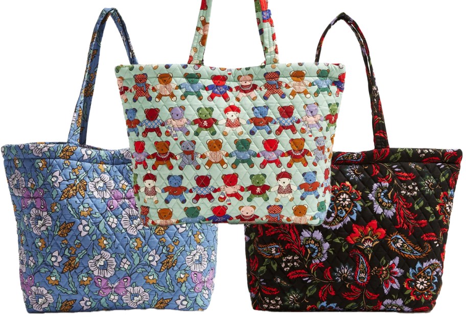 Vera Bradley Outlet East West Cotton Tote 