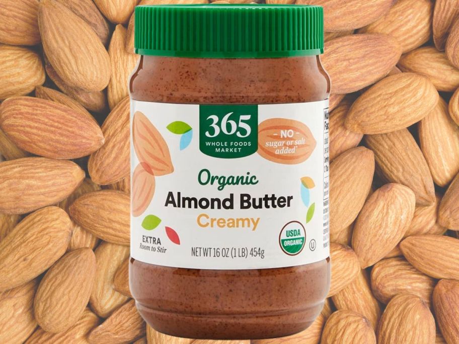 Whole Foods Market Organic Creamy Almond Butter 16oz