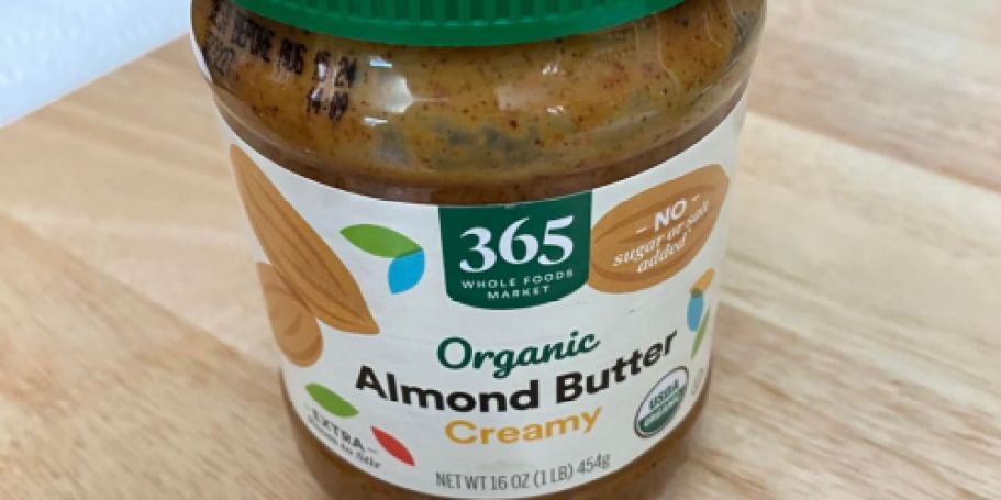 Whole Foods Market Creamy Almond Butter Just $7.44 Shipped on Amazon (Reg. $14)