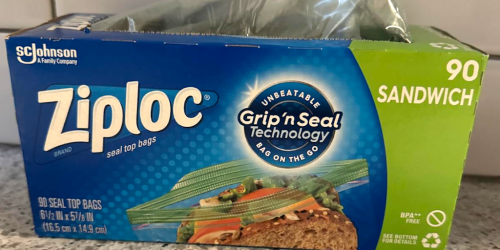 Ziploc Sandwich Bags 90-Count Just $2.63 Shipped on Amazon