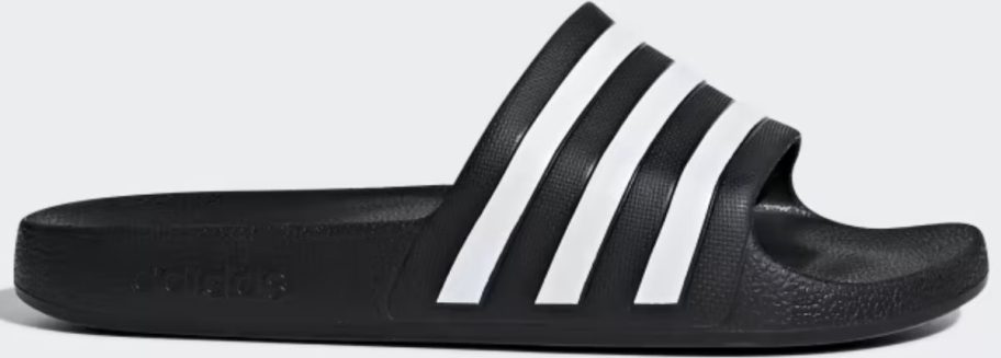 men's black adidas aqua slide