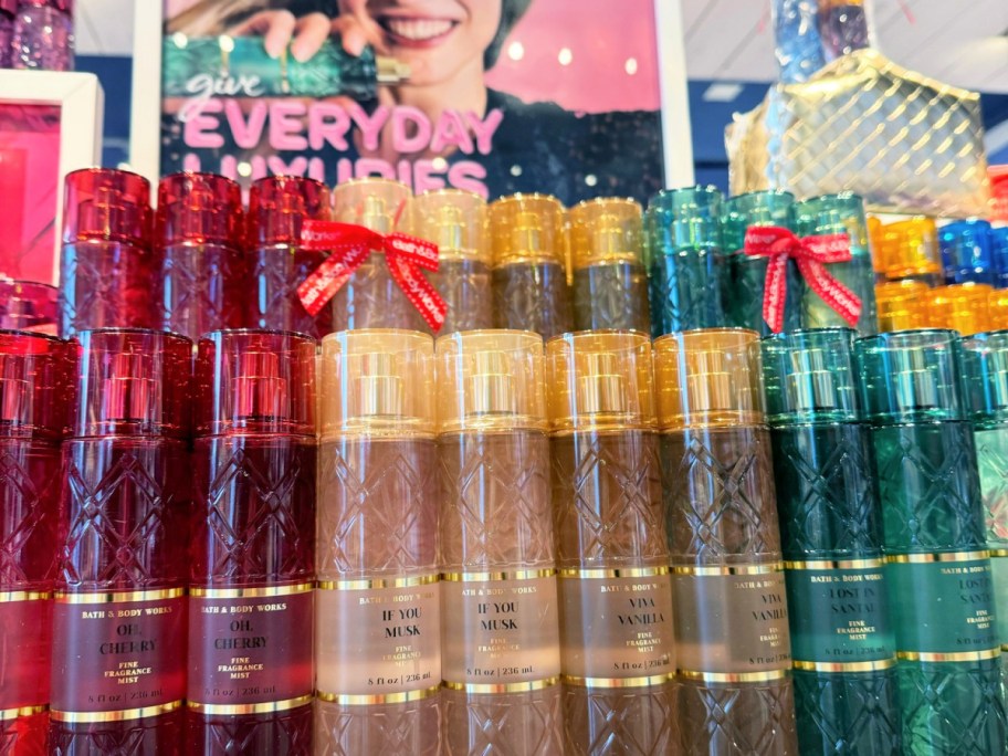 bath and body works fragrance mists