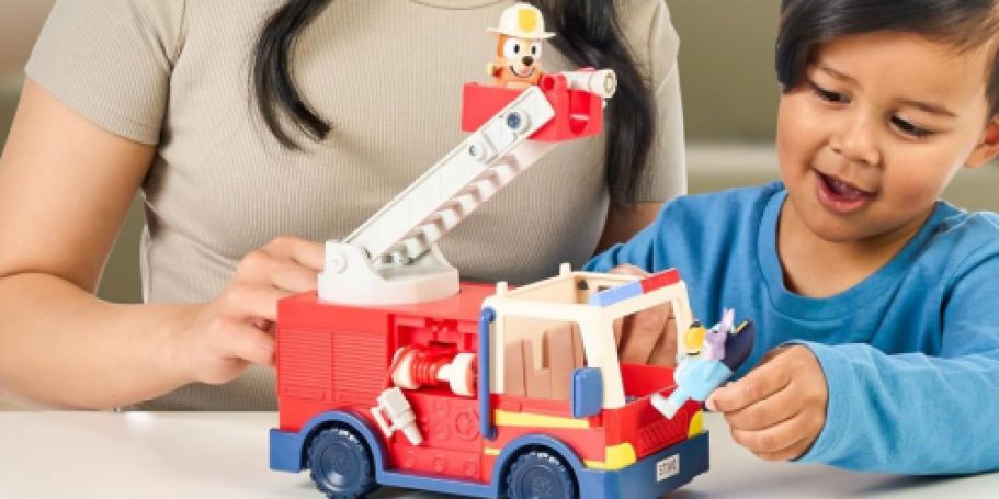 Bluey Fire Truck Only $14.99 on Amazon – Cute Gift Idea!