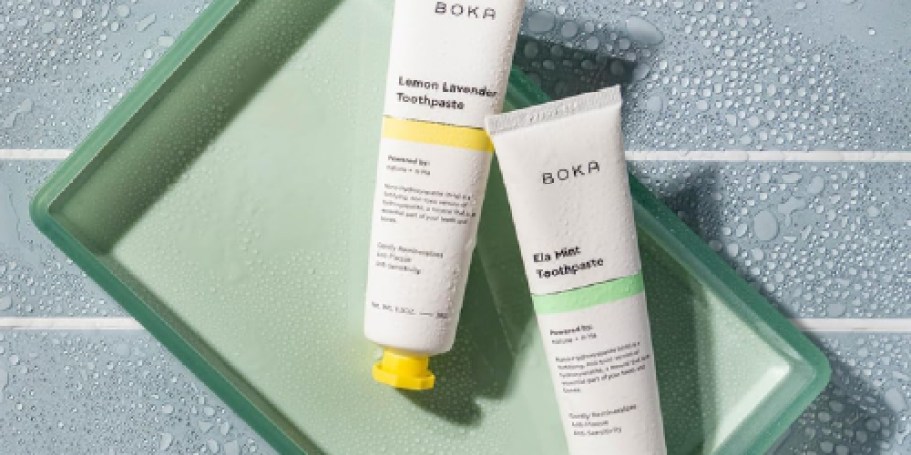 Boka Fluoride-Free Toothpaste Just $8 Shipped on Amazon (Reg. $16) – Over 26K 5-Star Ratings