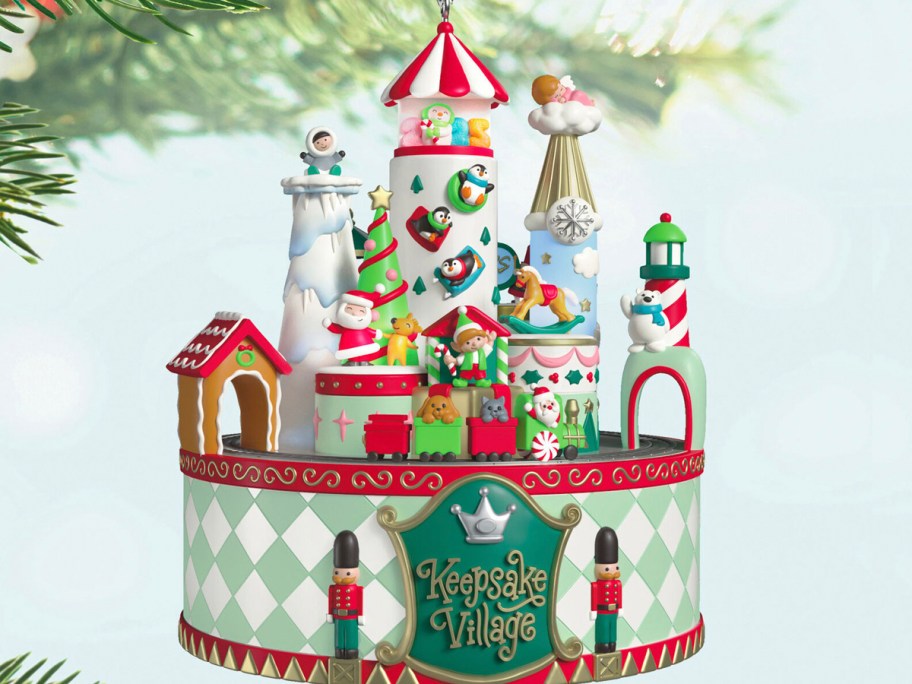 christmas village ornament