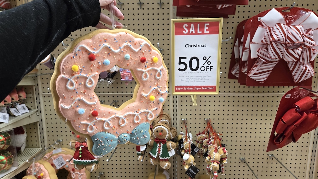 50% Off Christmas decor sale 