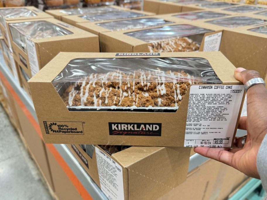 kirkland cinnamon cake on shef