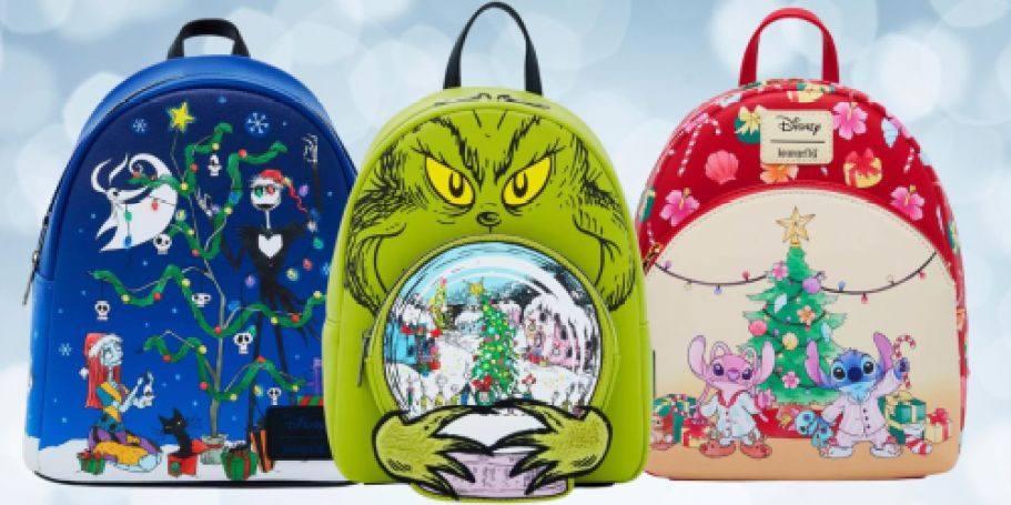 GO! Up to 40% Off Trendy Loungefly Holiday Backpacks on HotTopic.com