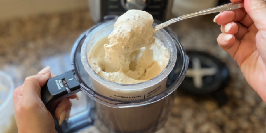 Ninja Creami Ice Cream Maker + FOUR Extra Pints $209.99 Shipped (Make ONE-Ingredient Eggnog Ice Cream!)