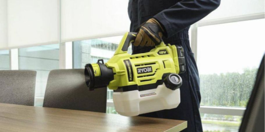 Up to 90% Off Ryobi Tools | Cordless Electrostatic Sprayer Only $11.99 Shipped for Prime Members!