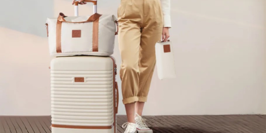 Travel 3-Piece Set Only $74.99 Shipped on Amazon | Includes Suitcase, Duffel, & Toiletry Bag