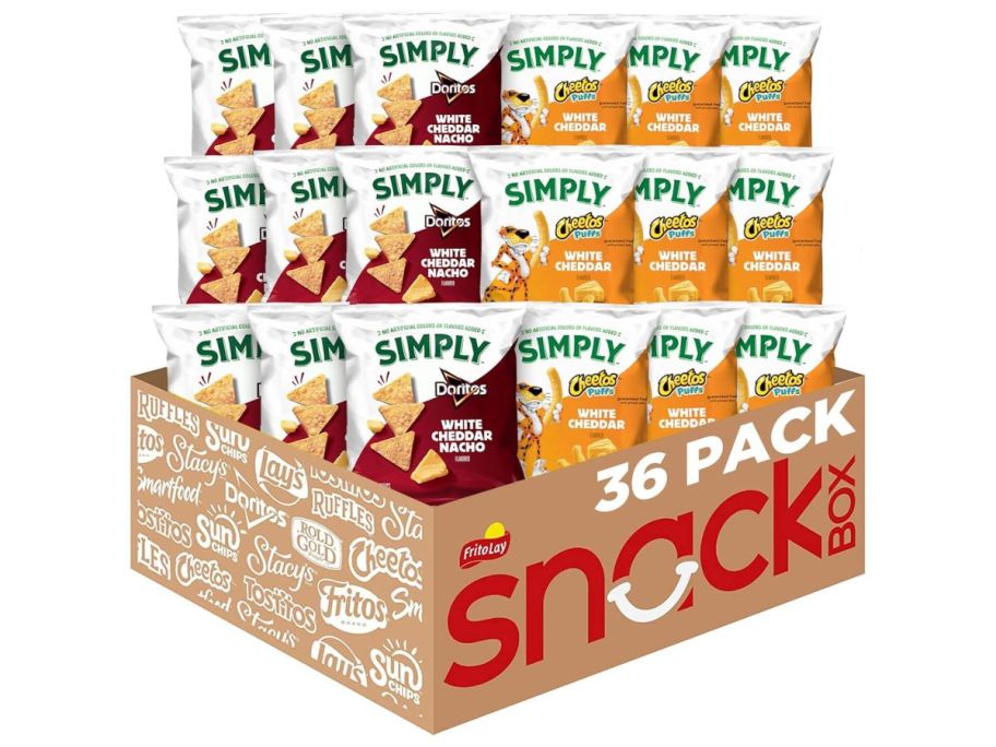 Simply Doritos & Cheetos 36-Count Variety Pack box
