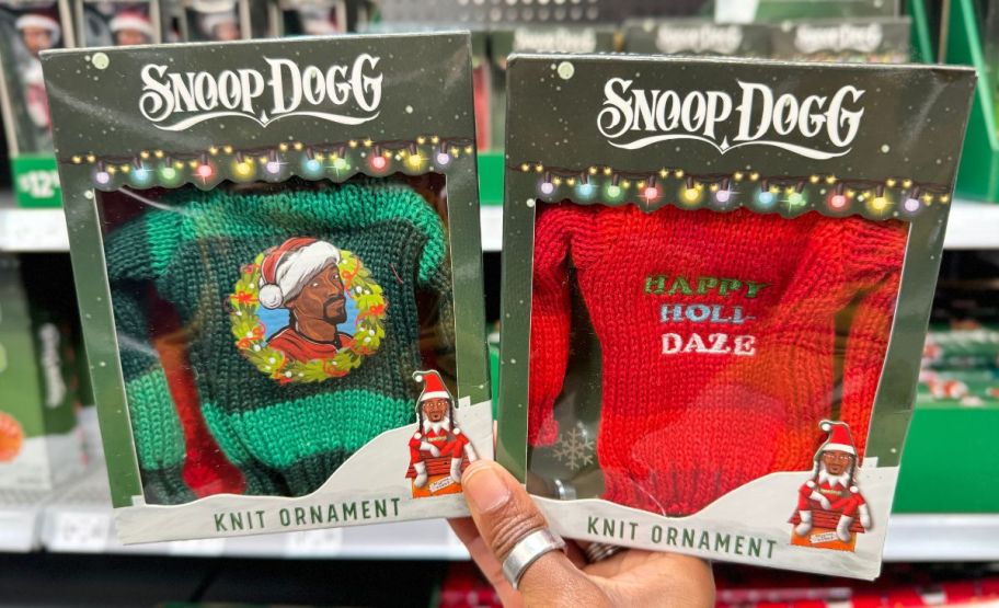 snoop dogg sweater ornaments