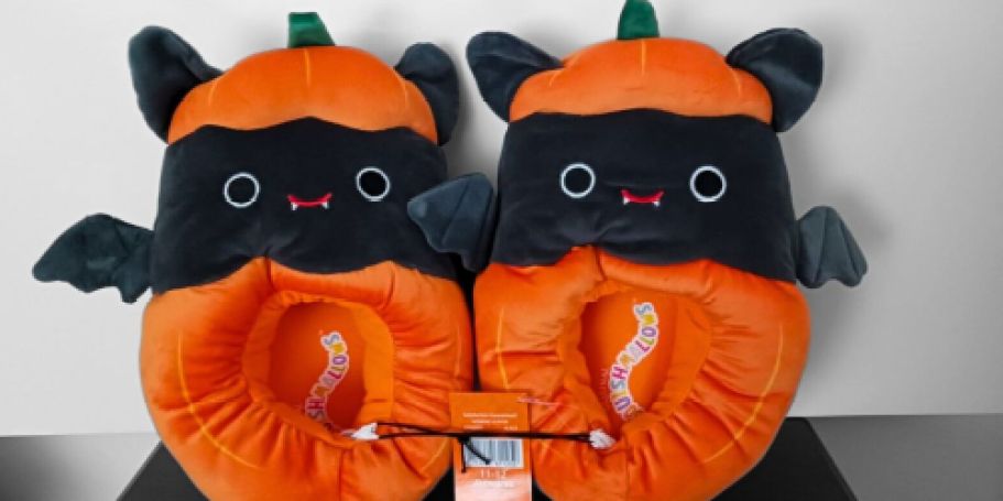 Squishmallows Halloween Slippers Only $5.98 on Walmart.com | Women’s & Kids Sizes