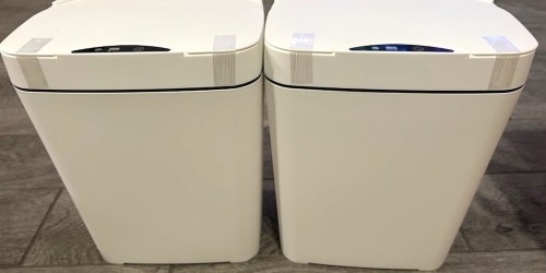 TWO Motion Sensor Bathroom Trash Cans $29.99 Shipped on Amazon (Just $14.99 Each!)