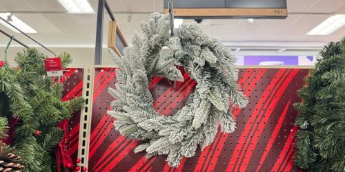 NEW Christmas Wreaths, Trees, & Garland from $10 at Target