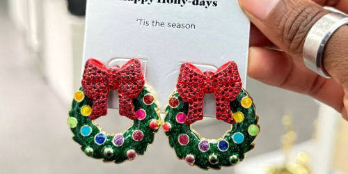 SugarFix Christmas Earrings from $12.99 at Target