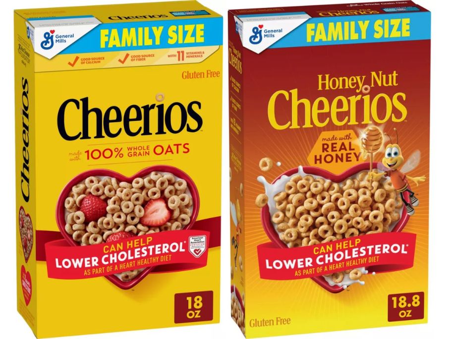 2 boxes of cheerios
