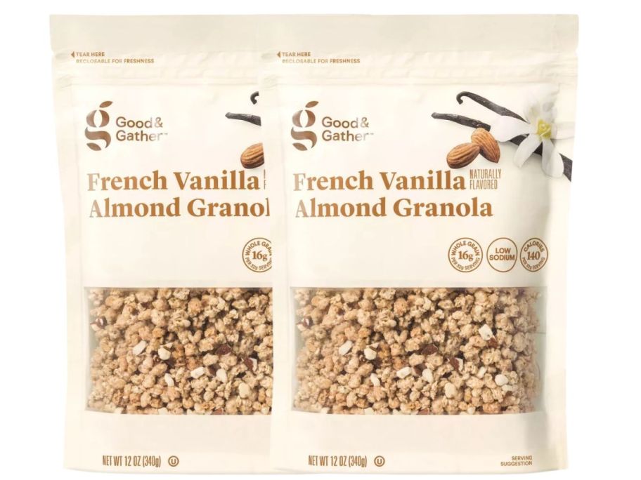 2 bags of granola