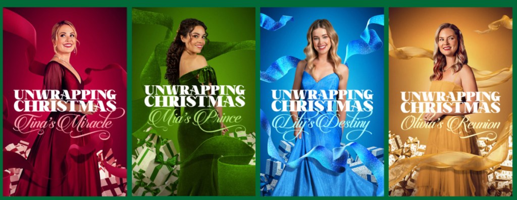 Hallmark Christmas movie banners