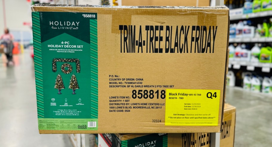 Holiday Living Pre-Lit Christmas Tree Front Door Set at the store