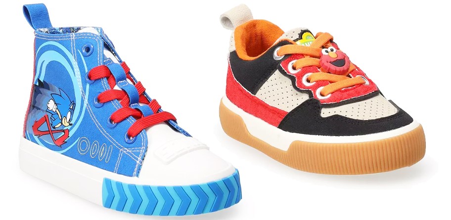 sonic and elmo sneakers