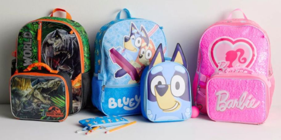 Backpack 5-Piece Sets from $15.74 on Kohls.com | Includes Lunch Bag, Pencil Case & More