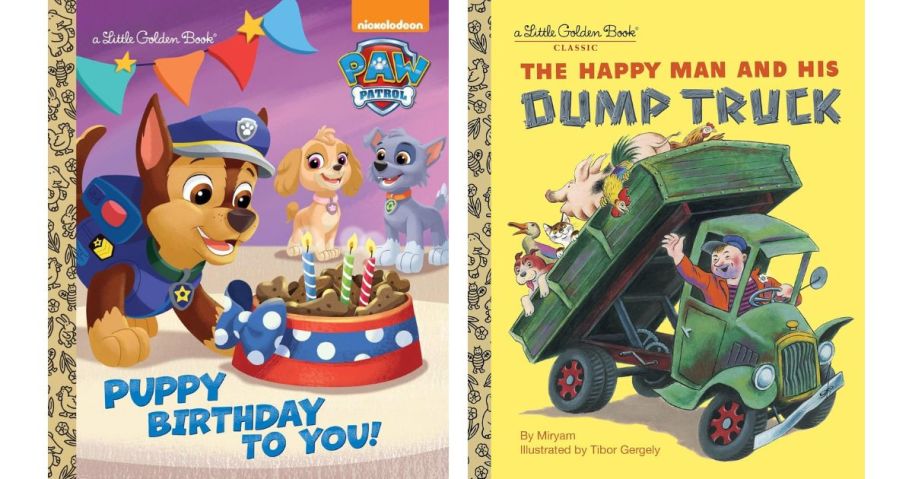 Little Golden Books Paw Patrol Puppy Birthday & Dump Truck