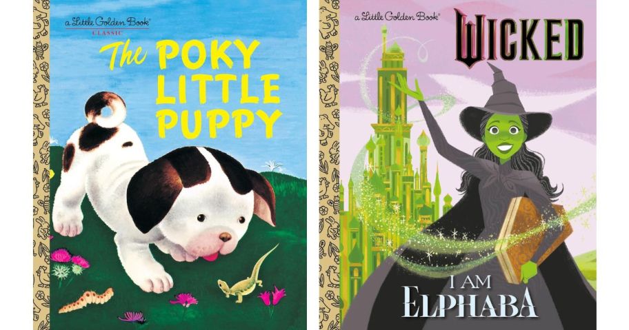 Little Golden Books The Poky Little Puppy and I am Elphaba