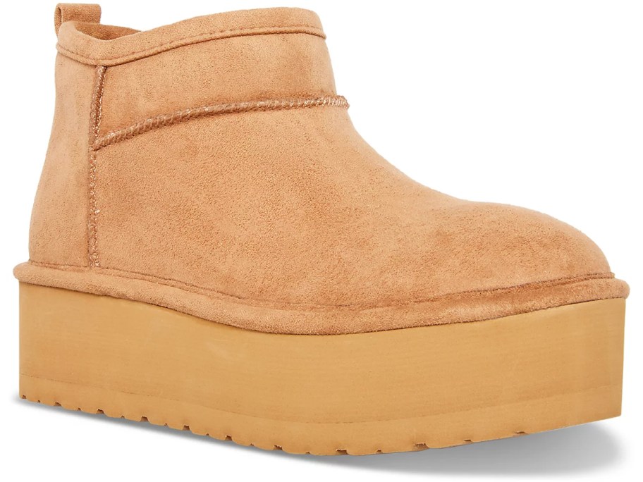 Madden Girl Embracce Cozy Mini Platform Booties