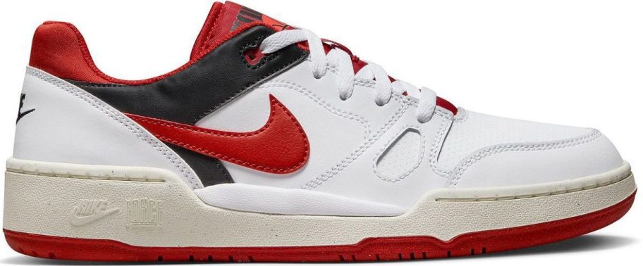 a white leather mens sneaker