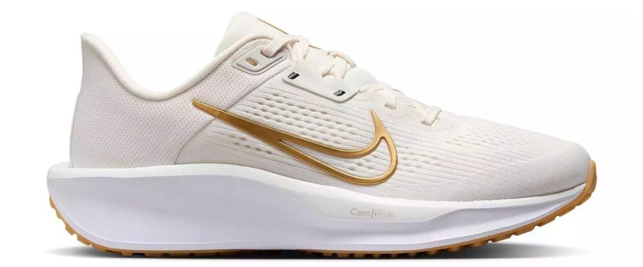 A tan Nike women's shoe