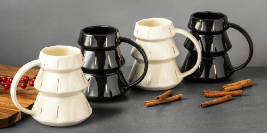 Hurry! Thyme & Table Tree Mugs 4-Pack Just $7 on Walmart.com (Reg. $23) + More