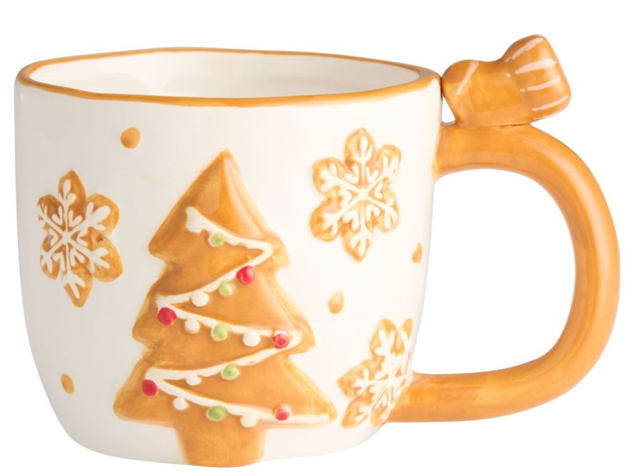 World Market Gingerbread Ceramic Mug stock image