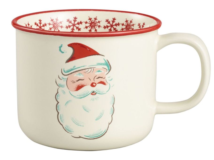 World Market Retro Santa Mug stock image